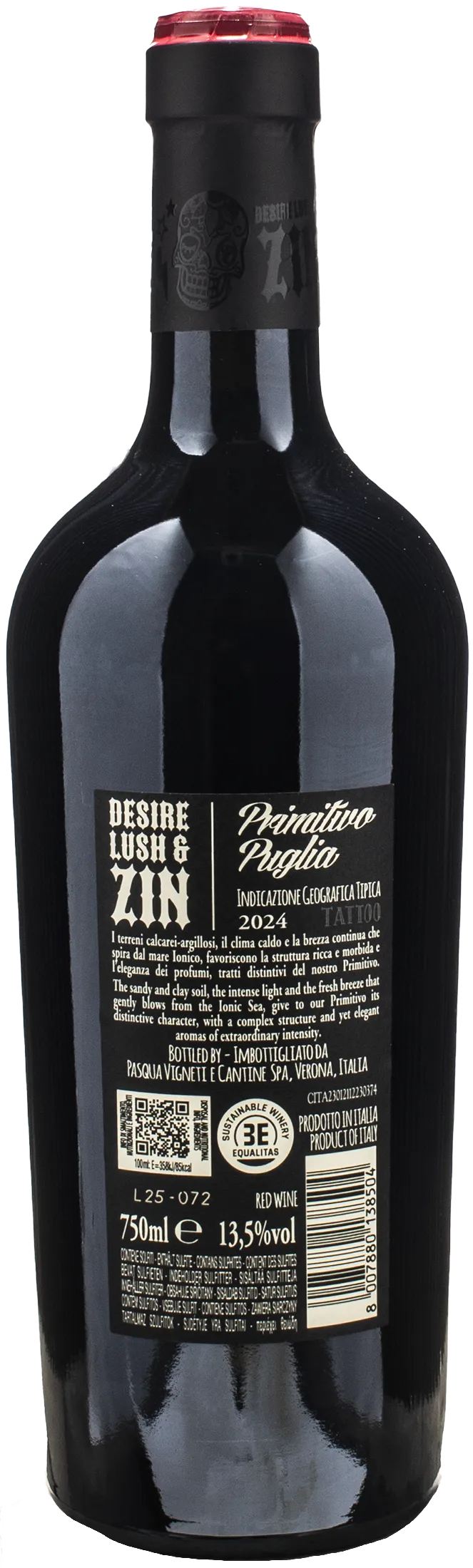 Pasqua Desire Lush & Zin Primitivo 2024