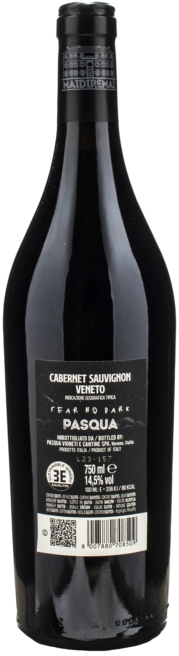 Pasqua Fear No Dark Mai Dire Mai Cabernet Sauvignon 2020