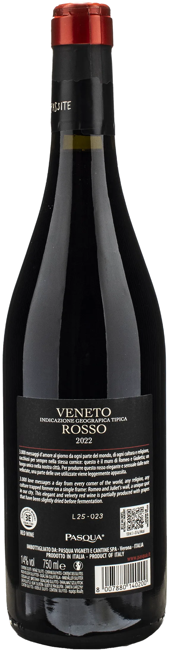 Pasqua Romeo & Juliet Passione Sentimento Rosso 2022