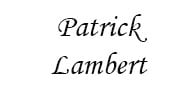 Patrick Lambert logo Patrick Lambert logo