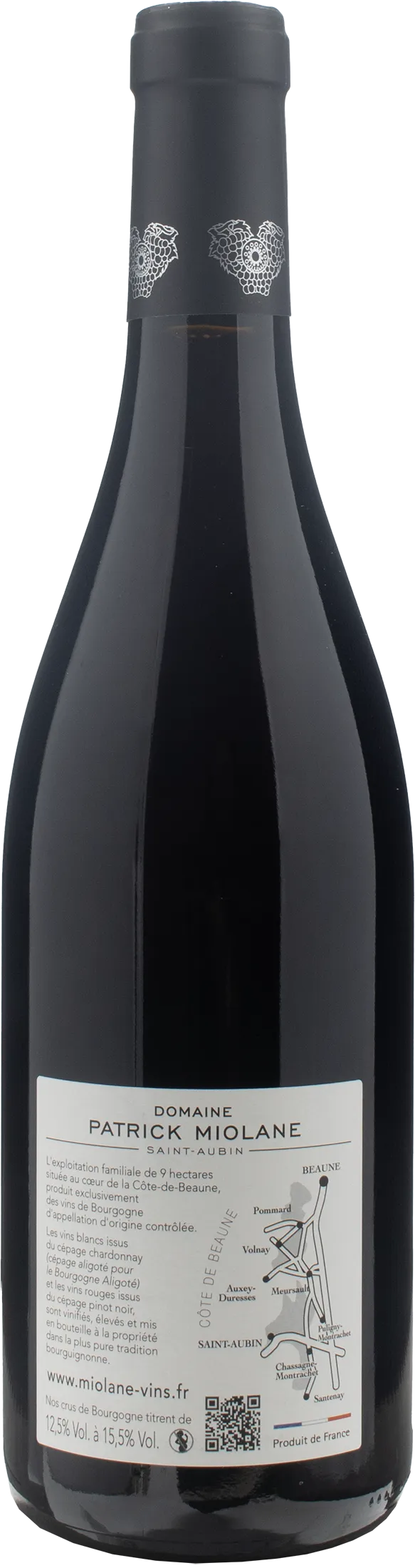 Domaine Patrick Miolane Sain Aubin Rouge 1er Cru Les Perrieres 2020