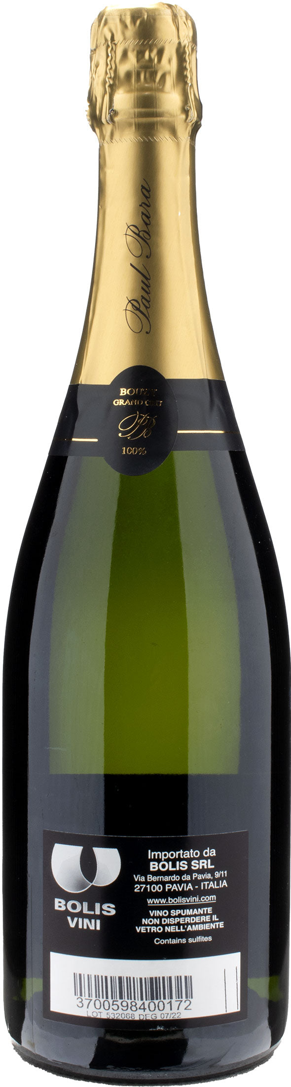 Paul Bara Champagne Grand Cru Comtesse Marie de France Brut 2012