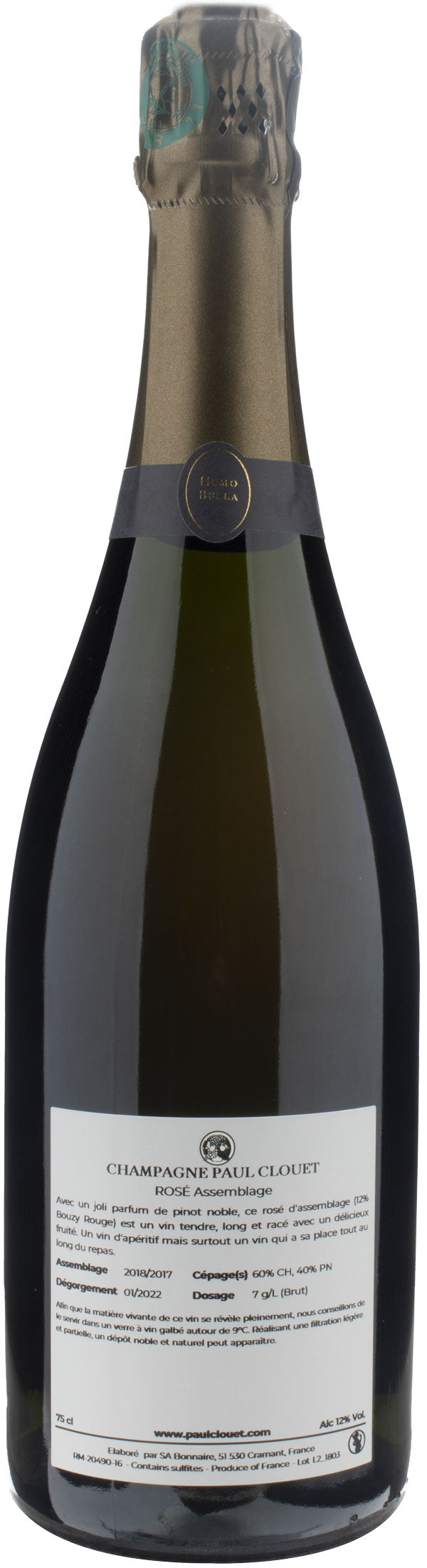 Paul Clouet Champagne Assemblage Brut Rosè