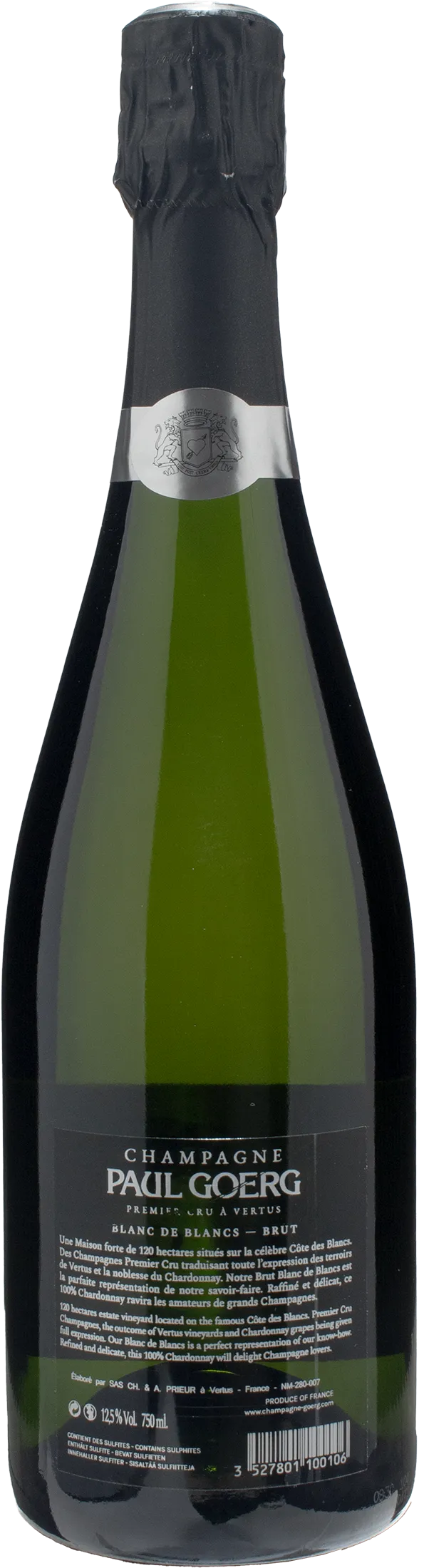 Paul Goerg Champagne Blanc de Blancs Premier Cru Brut
