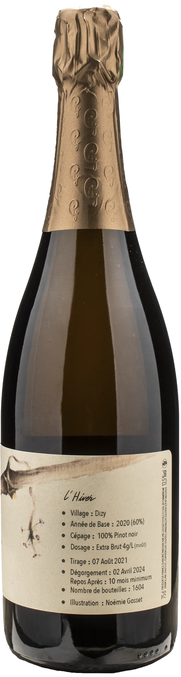Paul Gosset Champagne Au Fil Des Temps Hiver Pinot Noir Dizy