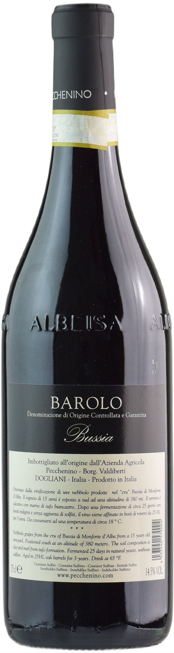 Pecchenino Barolo Bussia 2016