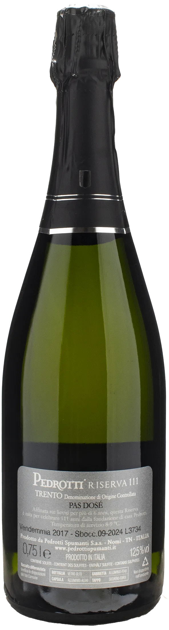 Pedrotti Trento Pas Dose Riserva 111 2017