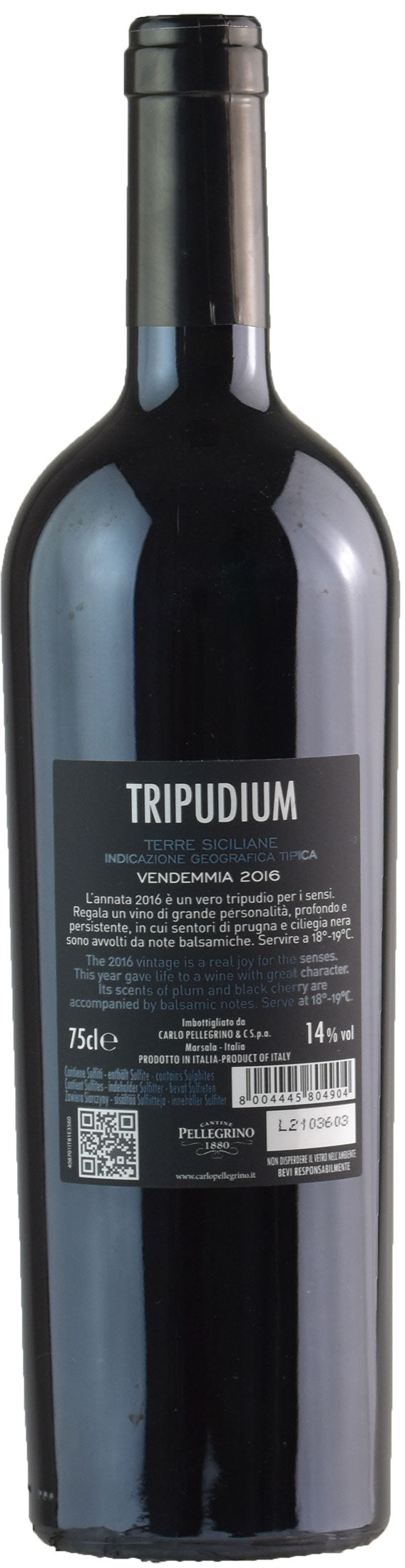 Pellegrino Tripudium Rosso 2016