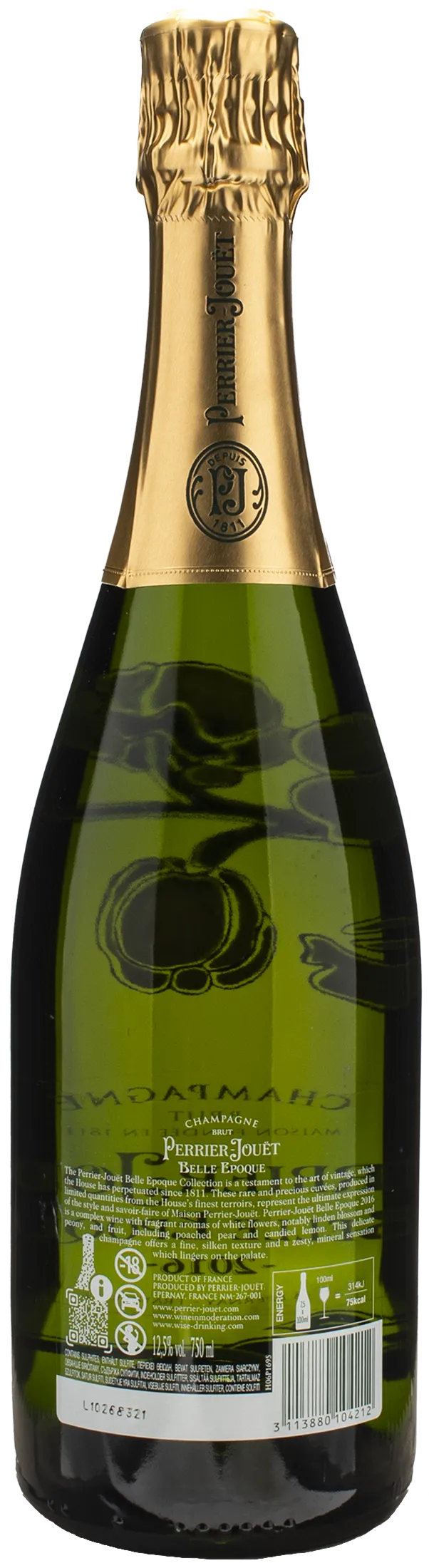 Perrier Jouet Champagne Belle Epoque Brut 2016