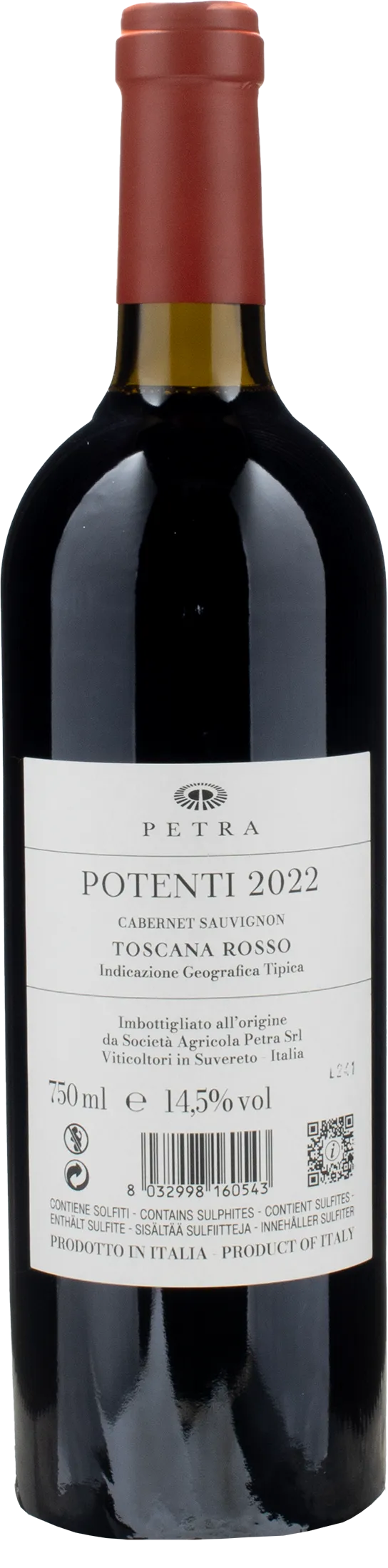 Petra Cabernet Sauvignon Toscana Potenti 2022