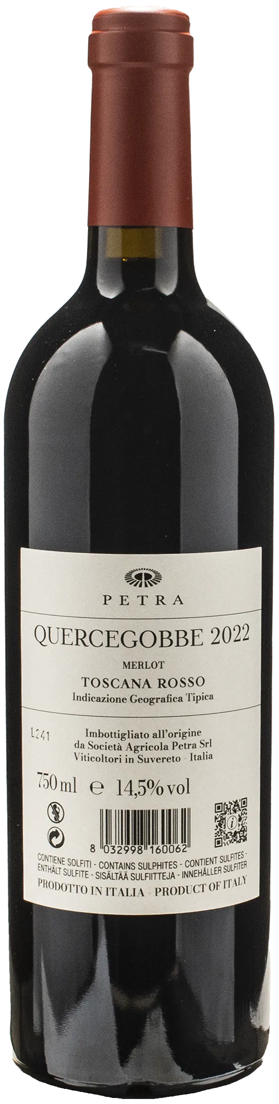 Petra Merlot Quercegobbe 2022