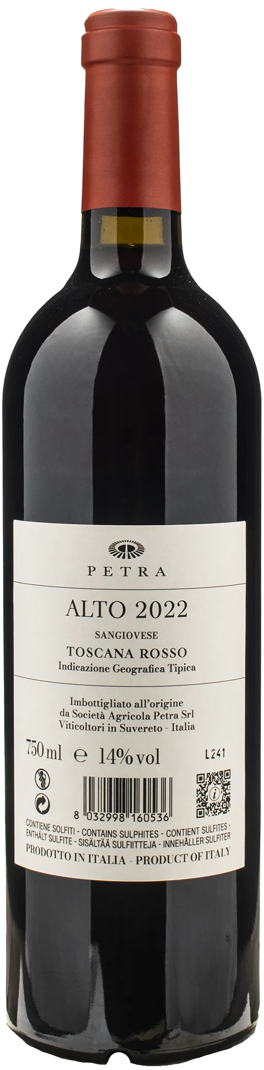 Petra Sangiovese Alto 2022