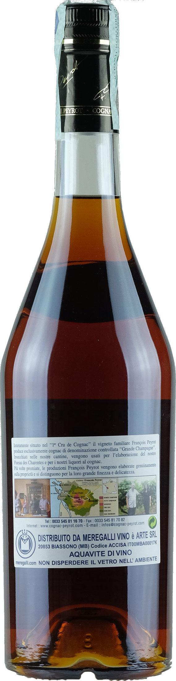 Peyrot Cognac Grande Fine Champagne 1er Cru de Cognac X.O 0.7L