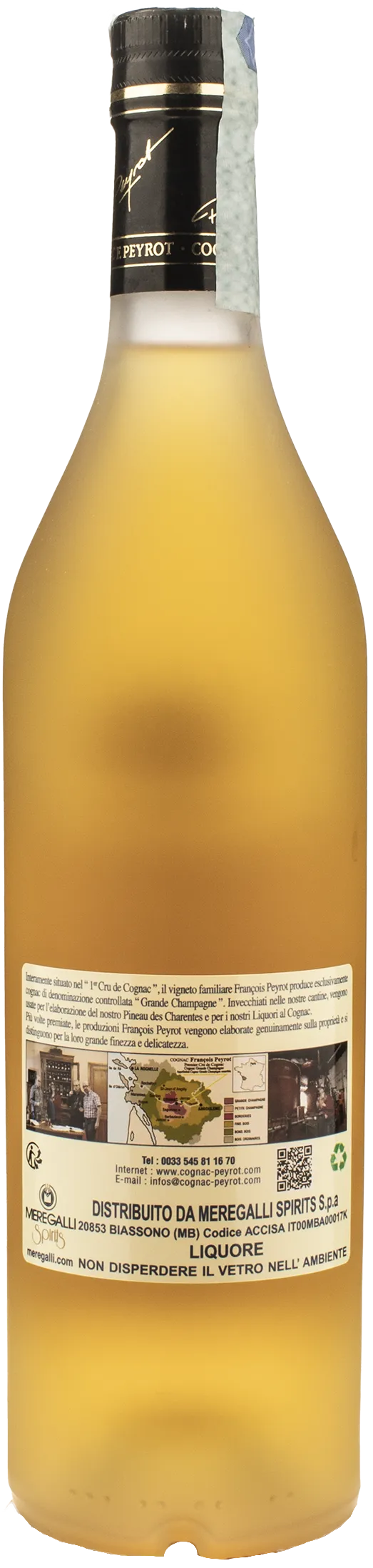 Peyrot Liqueur Mandarine & Cognac de Grand Champagne 0.7L