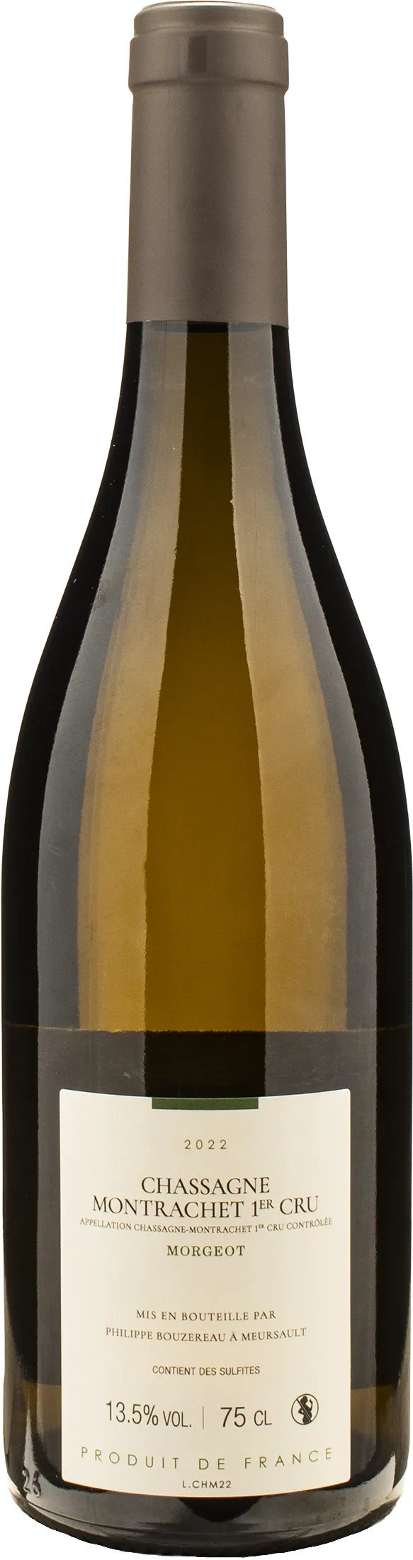 Philippe Bouzereau Chassagne Montrachet 1er Cru Morgeot 2022