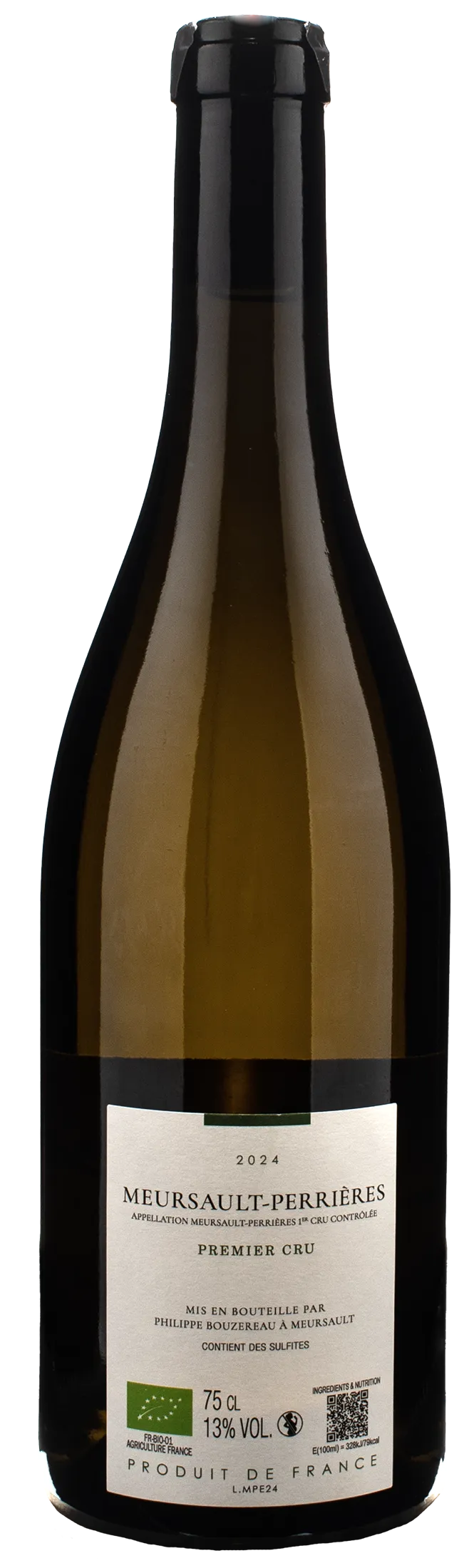 Philippe Bouzereau Meursault 1er Cru Perrieres 2024