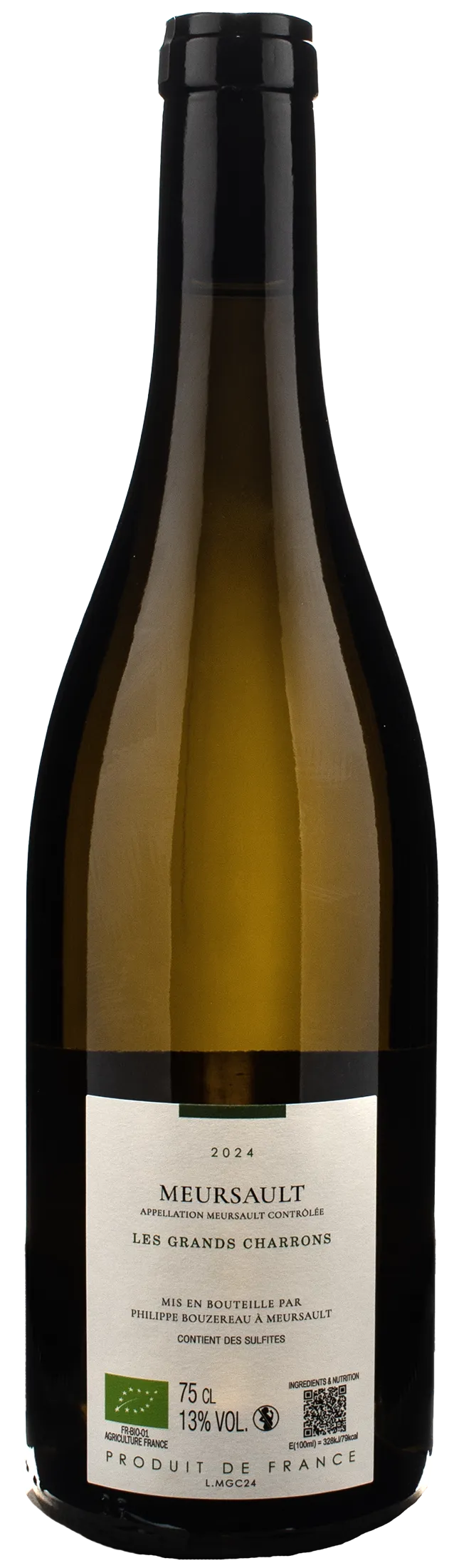 Philippe Bouzereau Meursault Les Grands Charrons 2024
