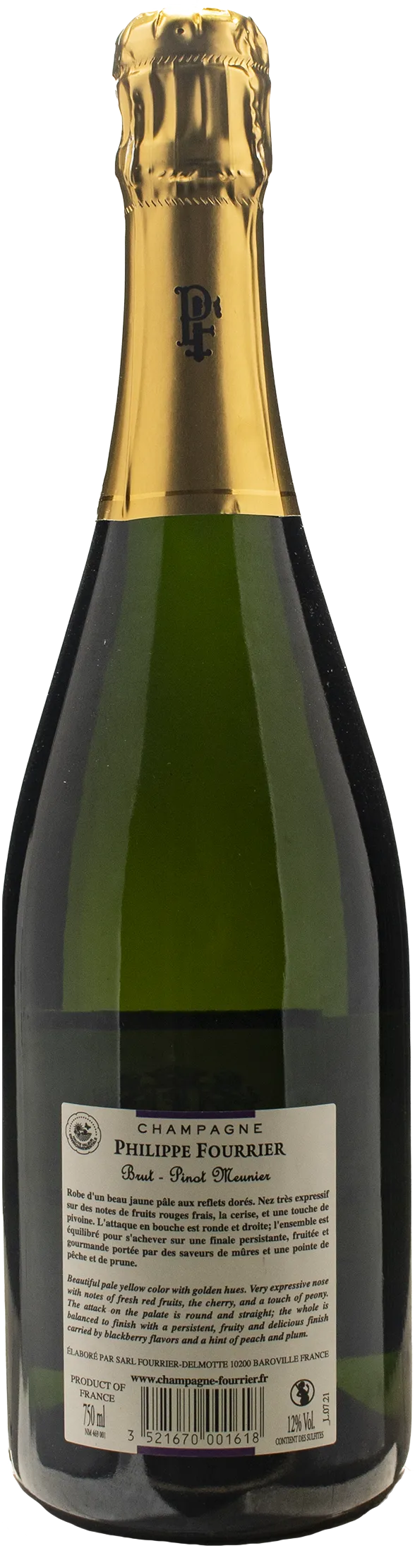 Philippe Fourrier Champagne Pinot Meunier Brut