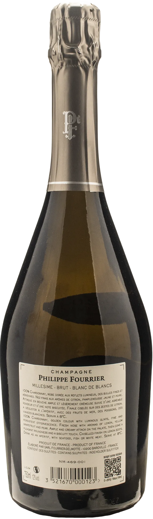 Philippe Fourrier Champagne Blanc de Blancs Prestige Brut 2020
