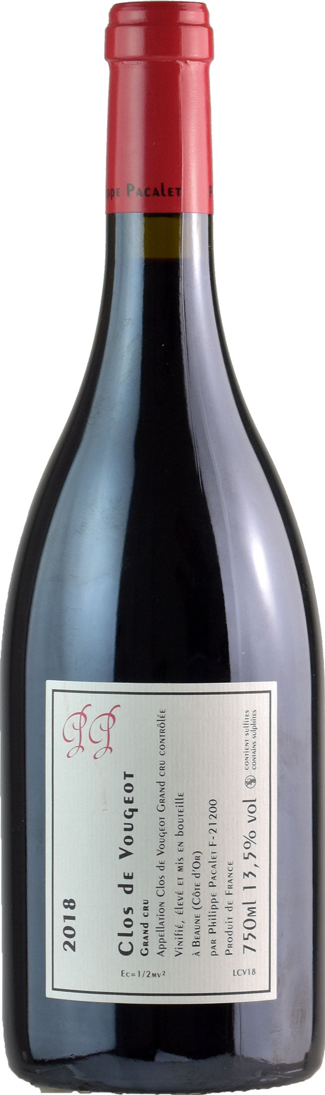 Philippe Pacalet Clos de Vougeot Grand Cru 2018