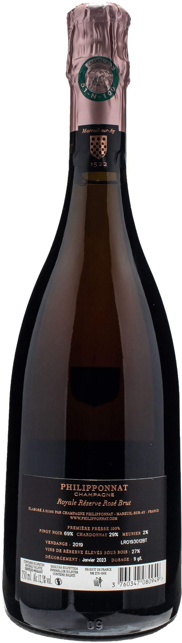 Philipponnat Champagne Reserve Rosè Brut