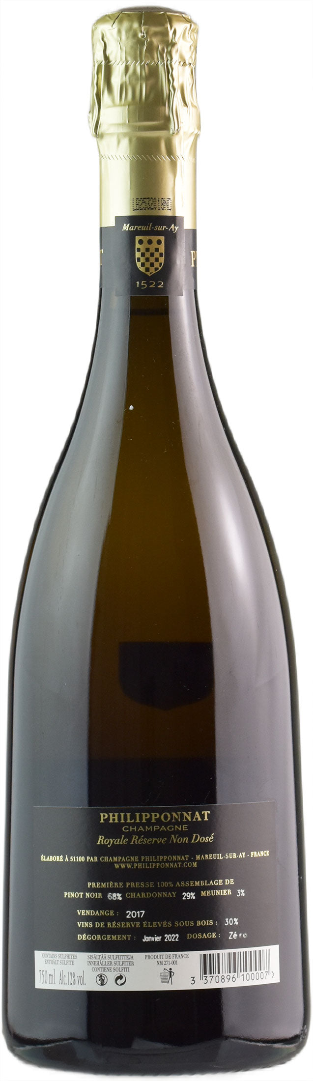 Philipponnat Champagne Royale Reserve Non Dose