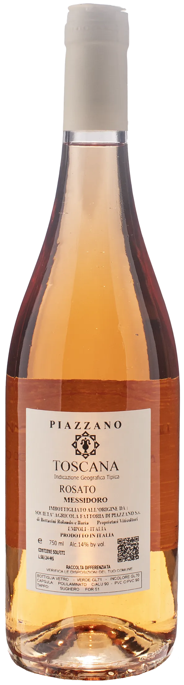 Piazzano Rosè Messidoro 2023