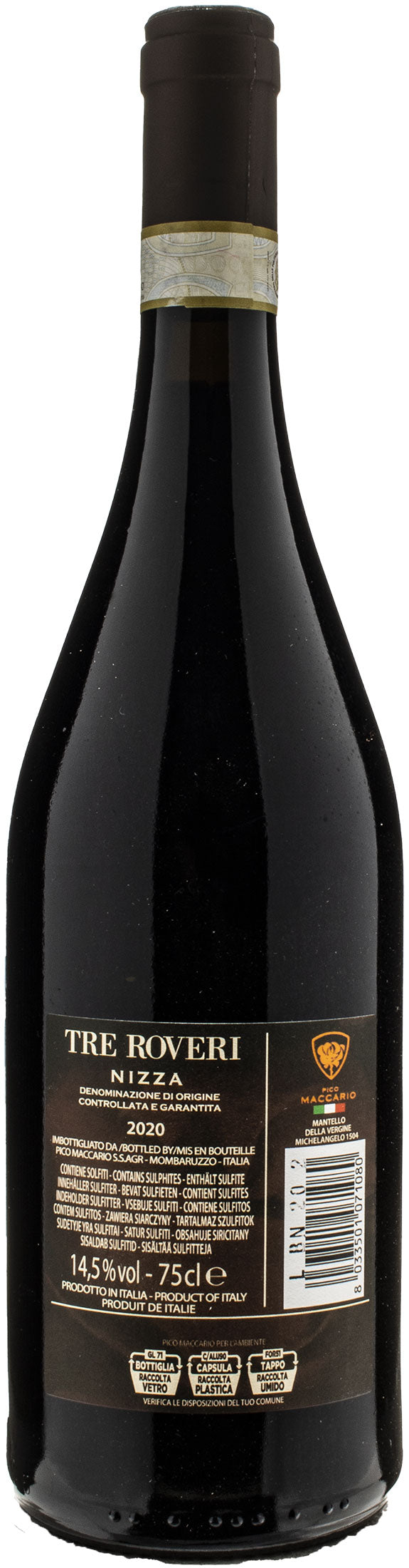 Pico Maccario Nizza Tre Roveri 2020