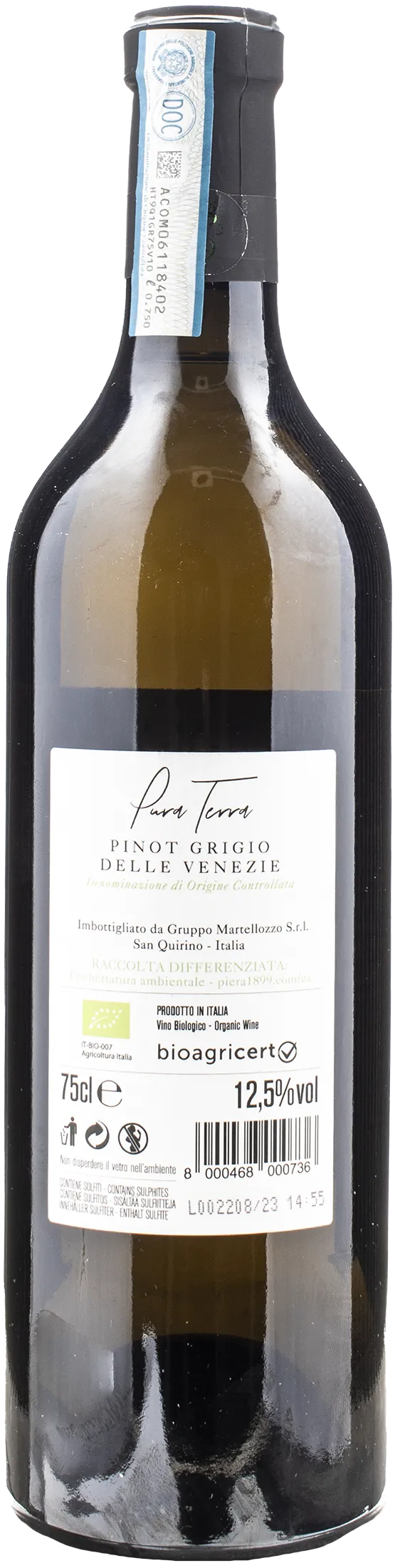 Piera 1899 Pinot Grigio delle Venezie Pura Terra 2022