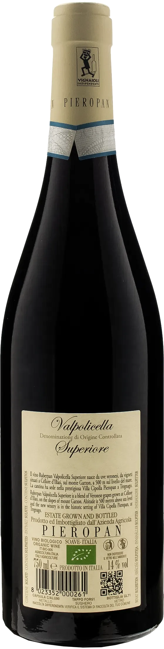 Pieropan Valpolicella Superiore Ruberpan 2021