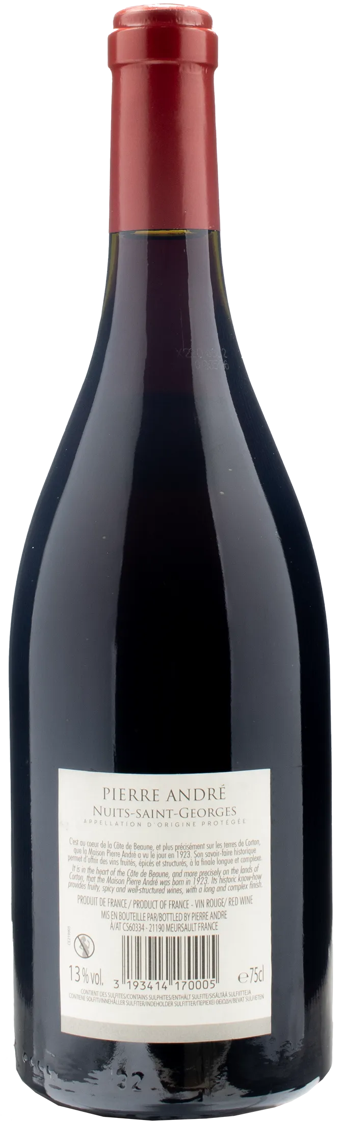 Pierre Andre Nuits St Georges 2021