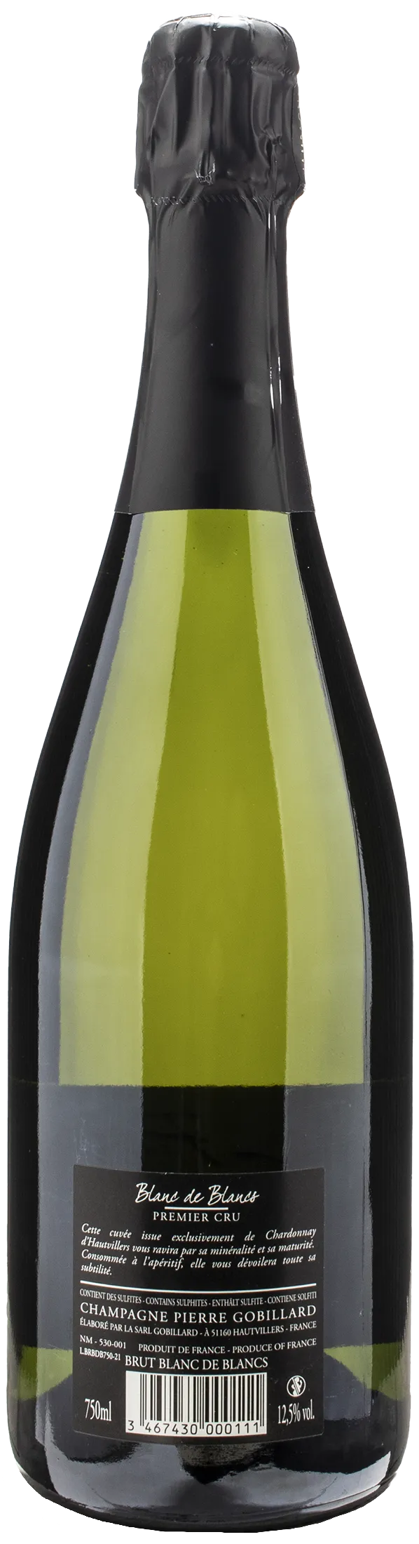 Pierre Gobillard Champagne 1er Cru Blanc de Blancs Brut