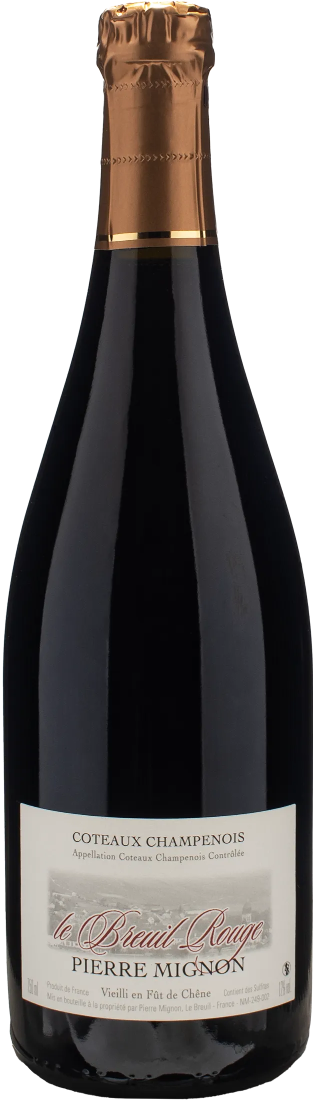 Pierre Mignon Coteaux Champenoise Rouge Le Breuil