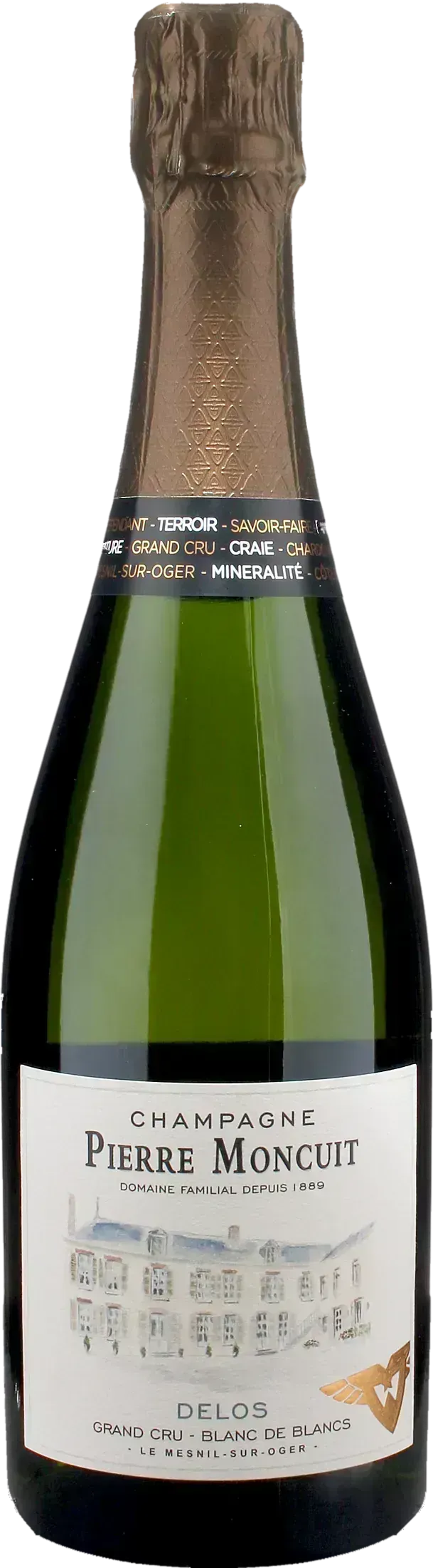 Pierre Moncuit Champagne Grand Cru Blanc de Blancs Delos Extra Brut