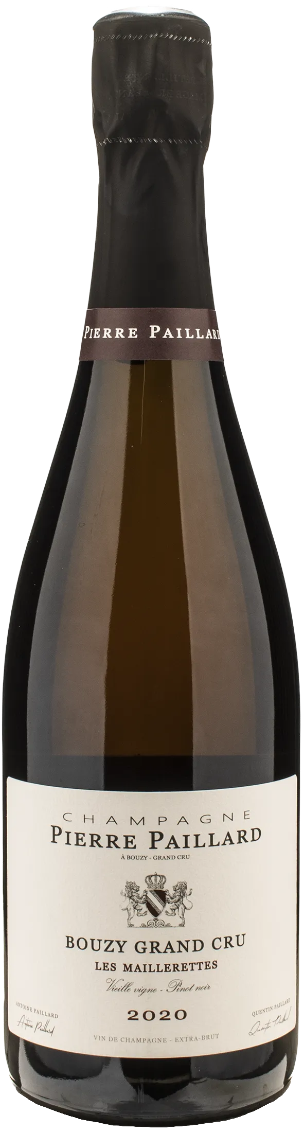 Pierre Paillard Champagne Grand Cru Pinot noir Les Maillerettes Bouzy Extra Brut 2020