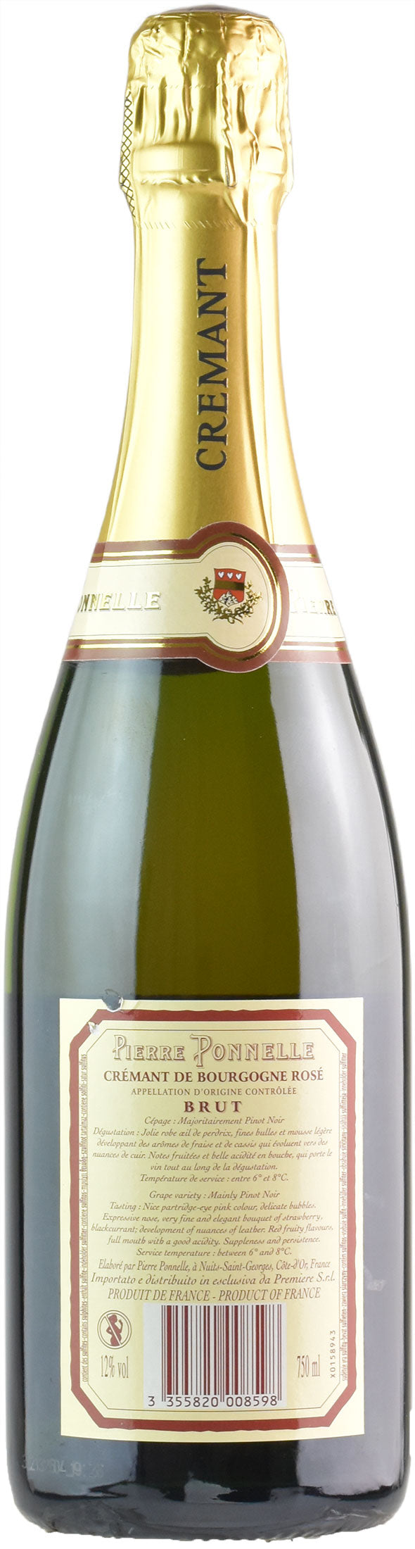 Pierre Ponnelle Cremant de Bourgogne Brut Rosè