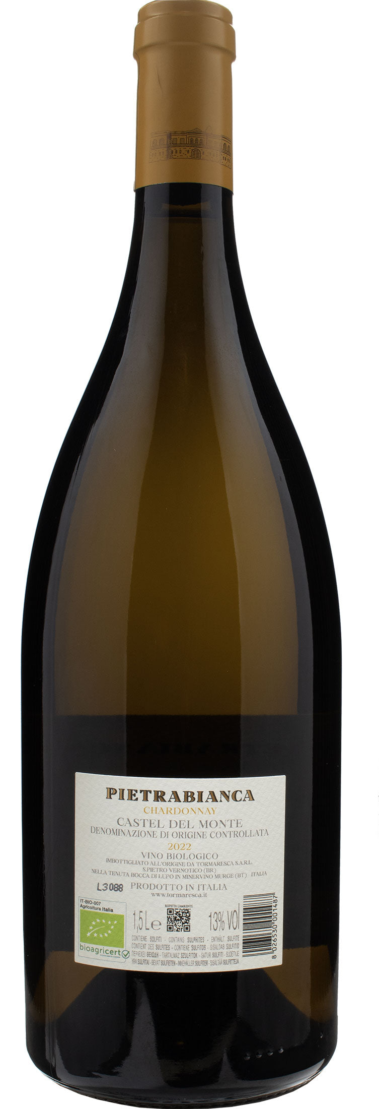 Antinori Tormaresca Pietrabianca Castel del Monte Tenuta Bocca di Lupo Chardonnay Magnum 2022