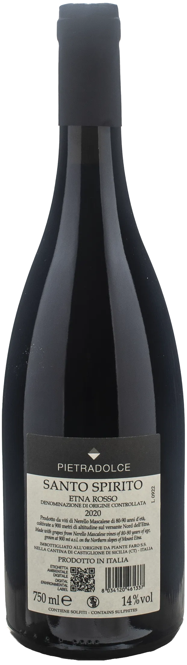 Pietradolce Etna Rosso Contrada Santo Spirito 2020