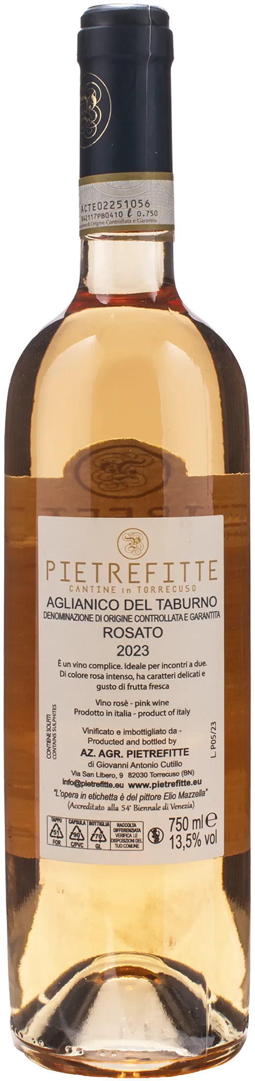 Pietrefitte Aglianico del Taburno Rosato 2023
