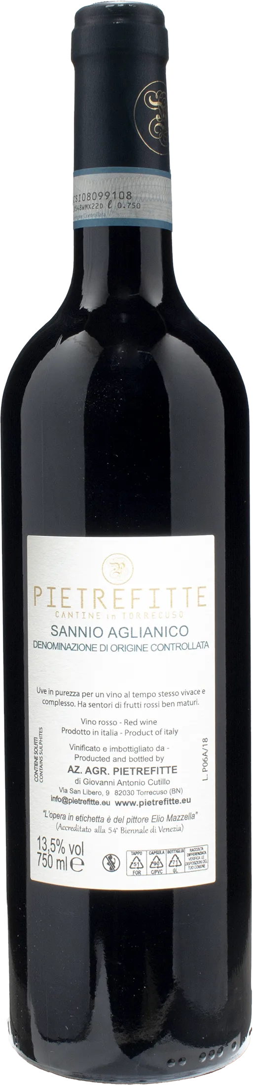 Pietrefitte Sannio Aglianico 2018