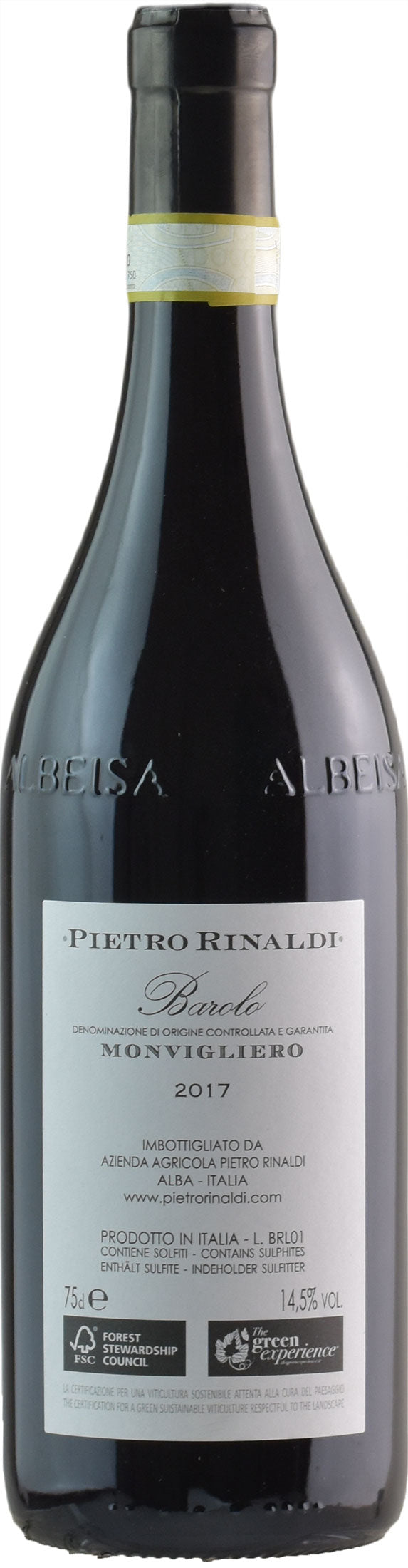 Pietro Rinaldi Barolo Monvigliero 2017