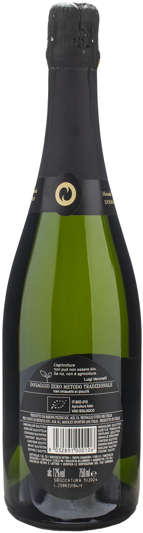 Pievalta Metodo Classico Dosaggio Zero Perlugo