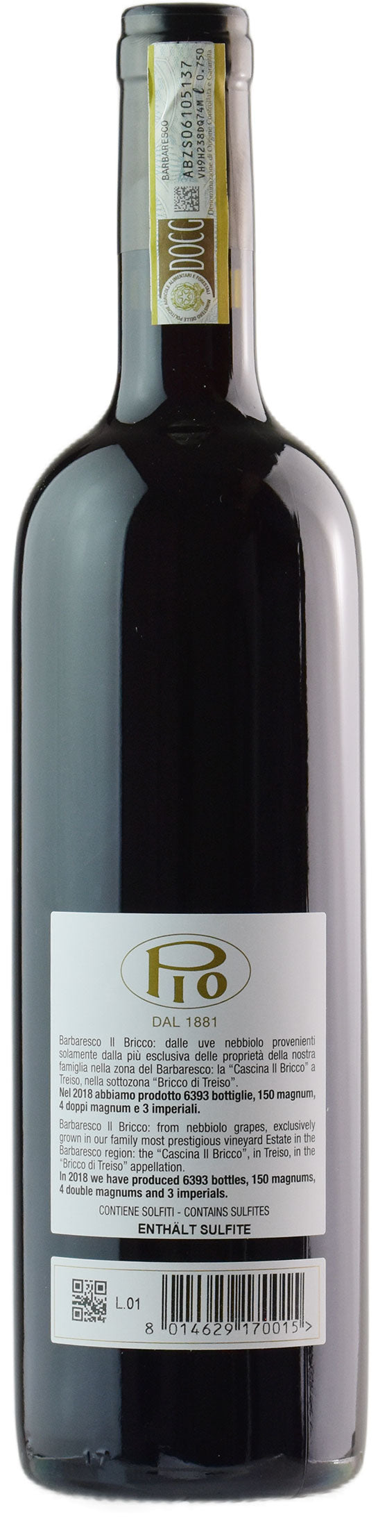 Pio Cesare Barbaresco Il Bricco 2018