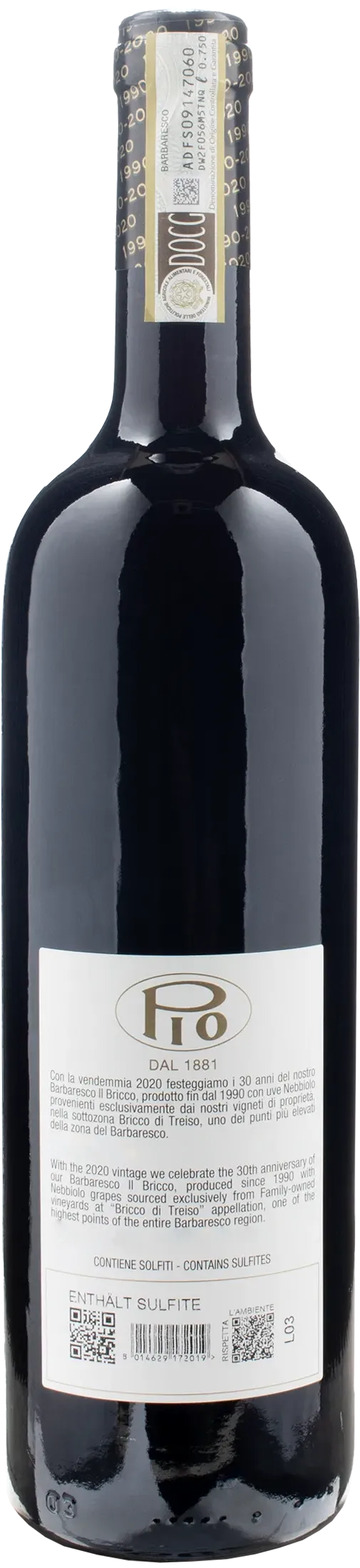 Pio Cesare Barbaresco Il Bricco 2020