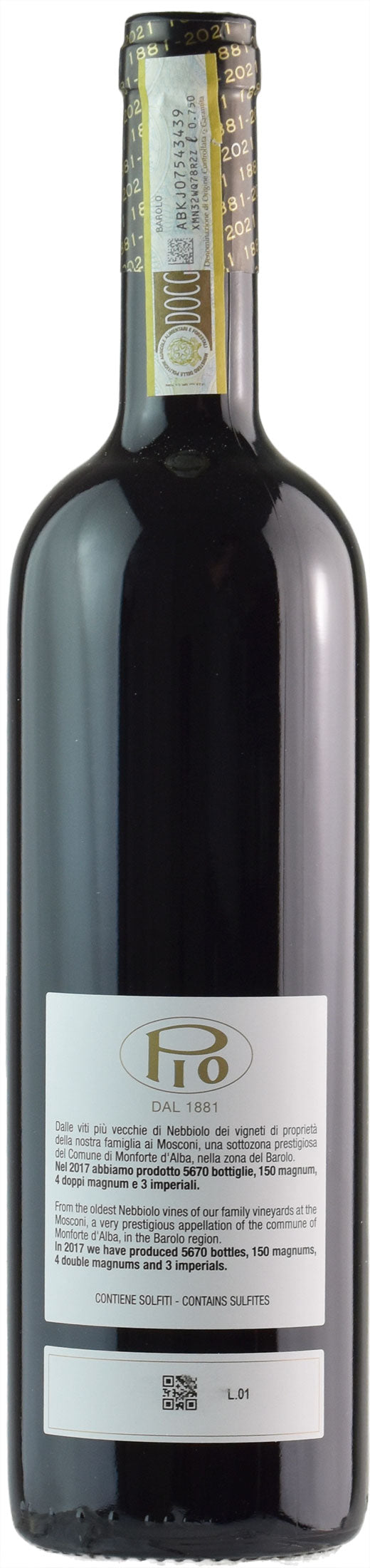 Pio Cesare Barolo Mosconi 2017