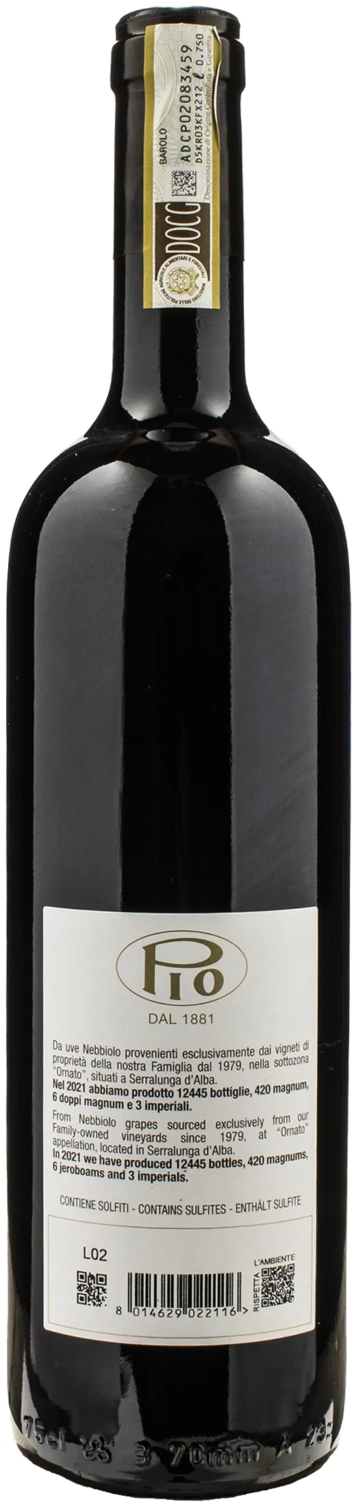 Pio Cesare Barolo Ornato 2021