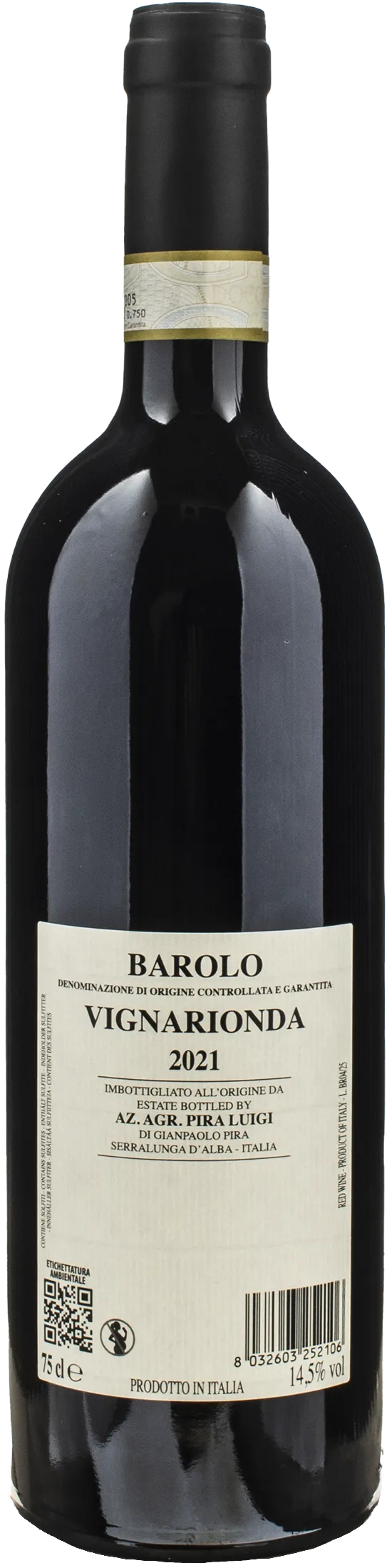 Pira Barolo Vignarionda 2021