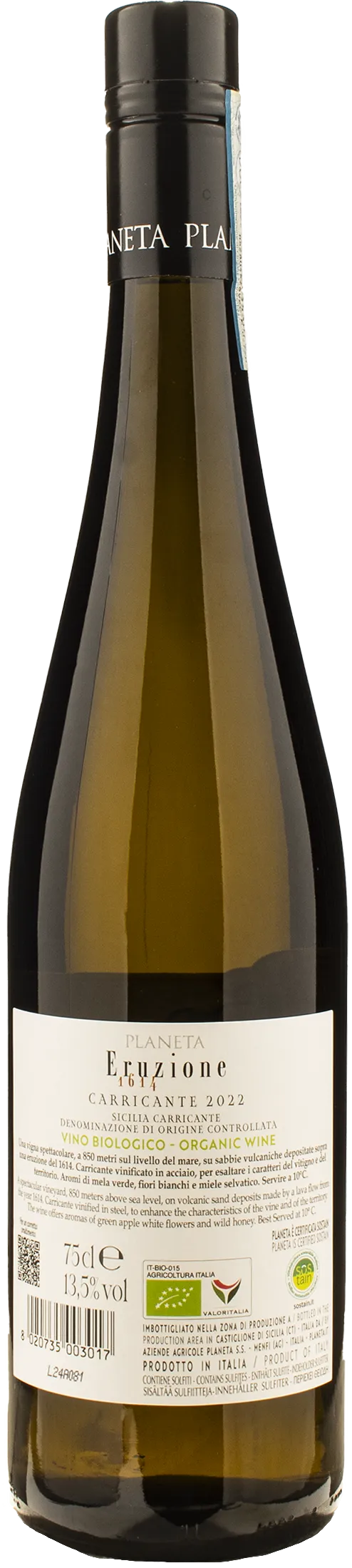 Planeta Eruzione 1614 Carricante 2022