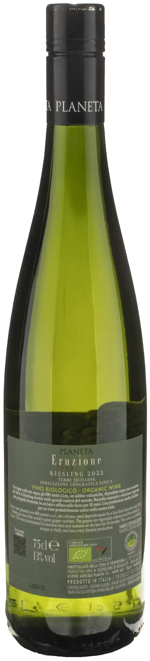 Planeta Eruzione 1614 Riesling 2022