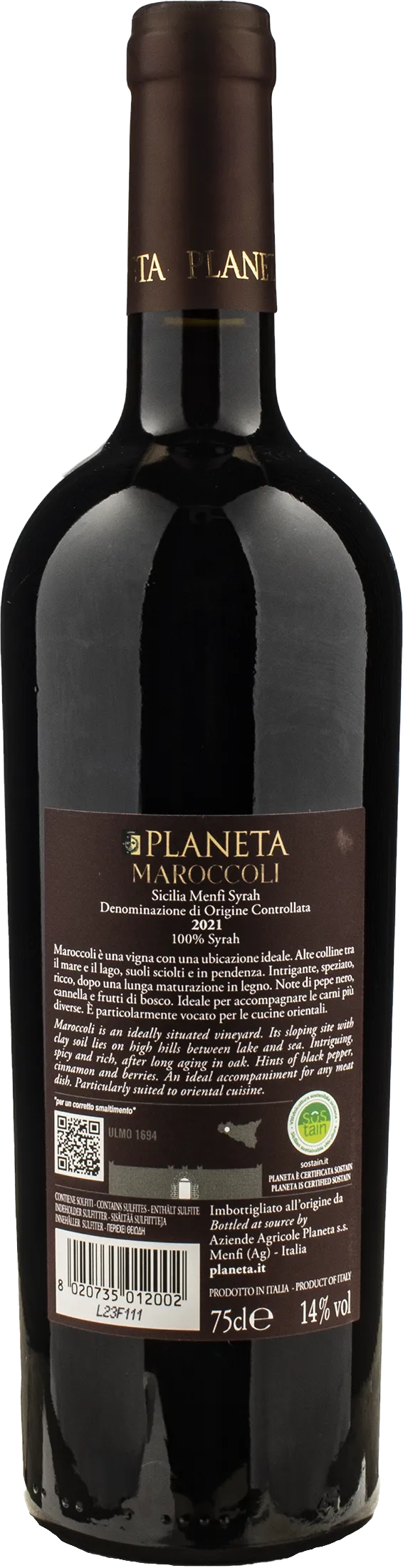 Planeta Maroccoli Syrah 2021